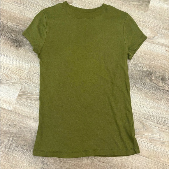 A New Day Ribbed tee shirt size small in green - Picture 1 of 3